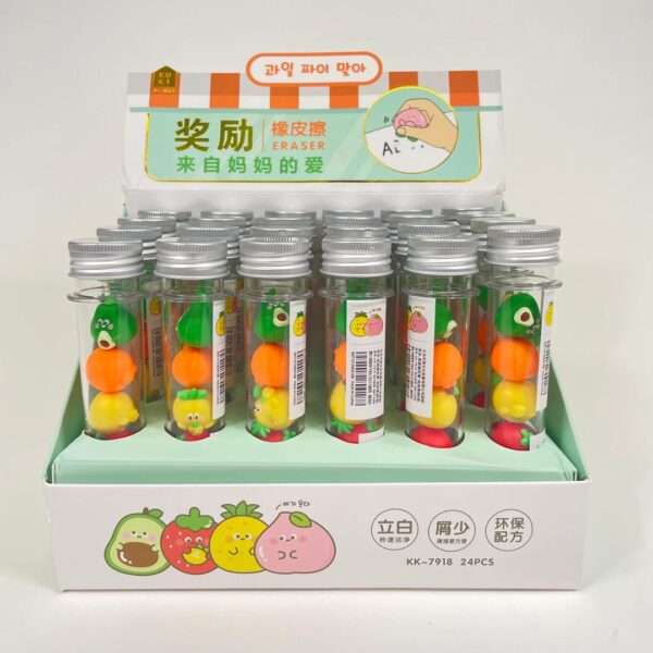 Fruits Themed Eraser Bottle