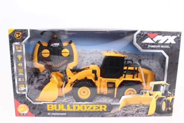 Bulldozer with remote control