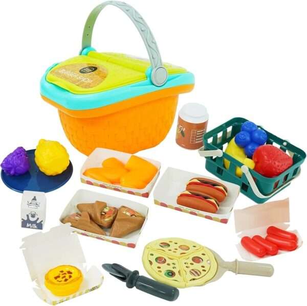 DIY Burger Picnic Basket Play Set - Image 2