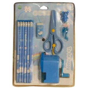 To Be Happy” 8-Piece Kids Stationery Set
