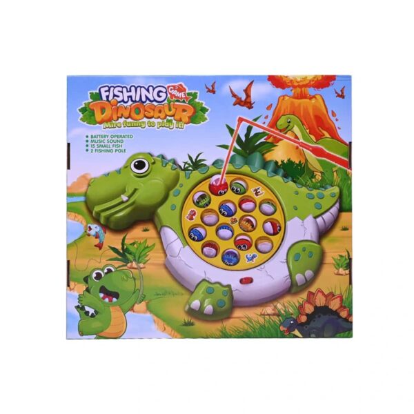 Fishing Dinosaur Game – Musical Rotating Fishing Toy - Image 2