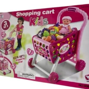Kids Shopping Cart Toy – Pretend Play Supermarket Fun