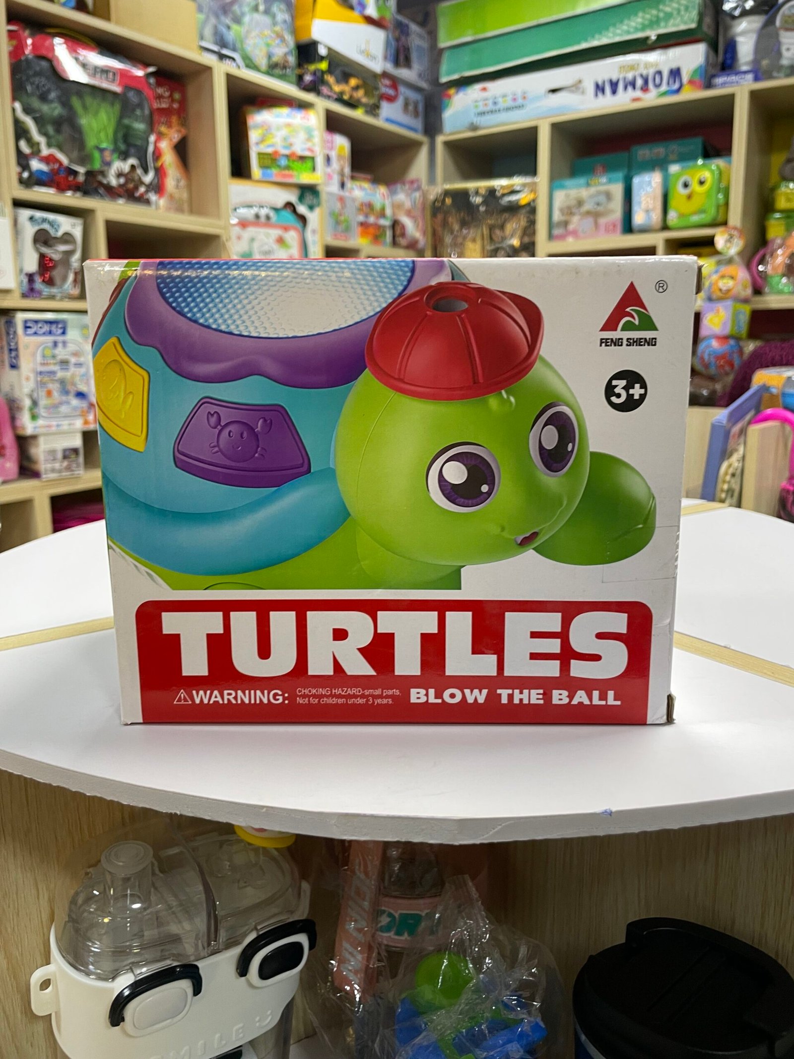 Turtles Blow the ball