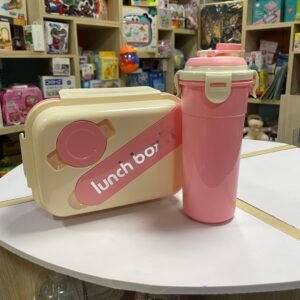 Lunch box with bottle